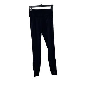 Beyond Yoga Womens Black High Waist Mesh Panel Athletic Leggings Size XS